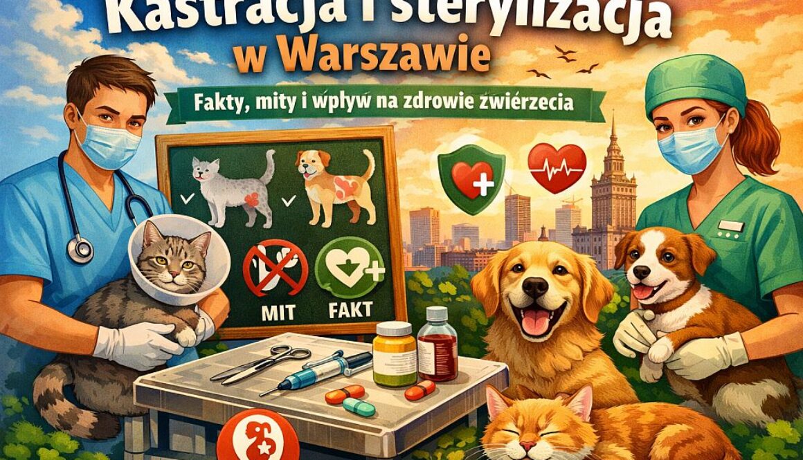 Kastracja i sterylizacja w Warszawie – fakty, mity i wpływ na zdrowie zwierzęcia